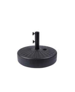 lot 19652 image: 20 Fillable Round Plastic Free Standing Market Umbrella Base