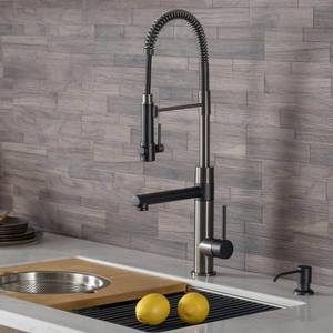 lot 19673 image: Kraus KPF-1603 Artec Pro 2-Function Commercial PreRinse Kitchen Faucet- Retail$399.95