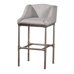lot 19707 image: 26 Dillon Counter Height Barstool SilverGray - Hillsdale Furniture