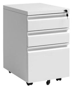 lot 19450 image: SUPERDAY 3 DRAWER METAL VERTICAL FILE CABINET