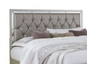 lot 19502 image: Riley Upholstery Bed- Retail$239.99
