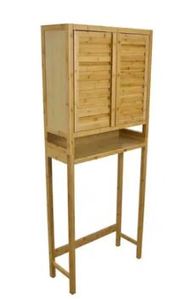 lot 19521 image: Porch & Den Burning Tree Solid Bamboo Over the Toilet Etagere- Retail$166.98