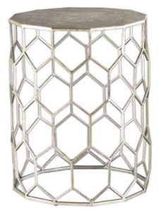 lot 19538 image: Clarissa Metal Accent Table