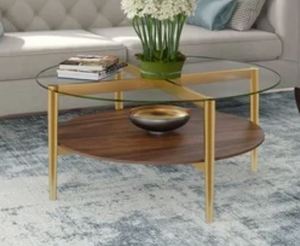 lot 19590 image: Carson Carrington Saliesta Mid-Century Modern Coffee Table- Retail$211.49
