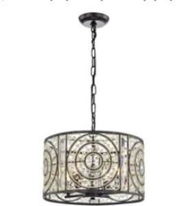 lot 19607 image: WAREHOUSE OF TIFFANY CHANDELIER ( ITEM # IMP79K3AB)