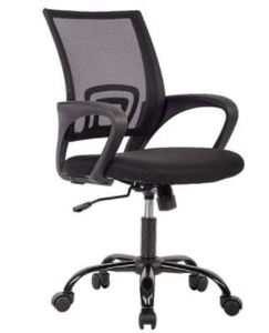 lot 19608 image: BLACK OFFICE CHAIR ( SKU # T-OCNC9400)