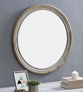 lot 19628 image: CLYBOURNE FARMHOUSE MIRROR GRAY (421-36465986-000-001)