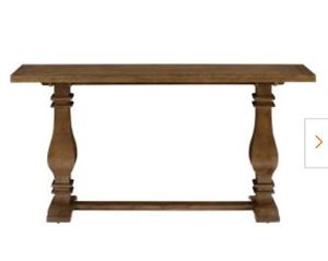 lot 19661 image: Eldridge Trestle Console Table in Haze SKU 1005564167