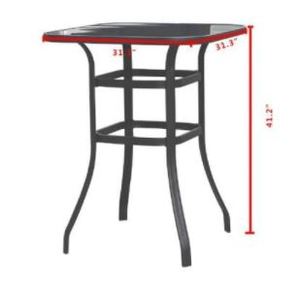 lot 19664 image: Festival Depot Outdoor Table PF19273-2