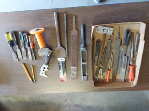lot 1166 image: Assorted Files and Chisels