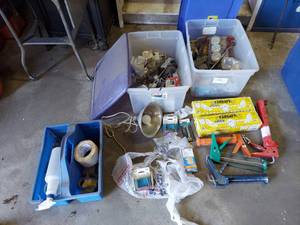 lot 1174 image: assorted electrical and plumbing