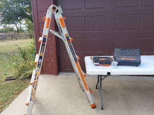 lot 1237 image: little giant ladder and accessories