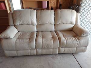 lot 1246 image: reclining sofa