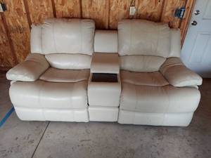 lot 1247 image: console reclining love seat