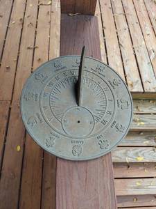 lot 1263 image: sun dial