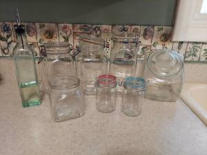 lot 1311 image: Candy Jar and Canisters
