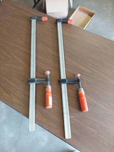 lot 1074 image: Bessey bar clamps