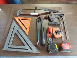 lot 1083 image: assorted carpenter tools