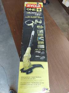 lot 1145 image: Ryobi string trimmer - no battery