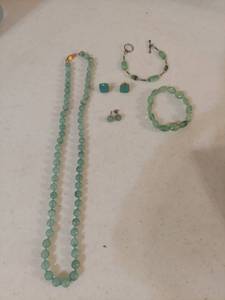 lot 1341 image: necklace earrings and bracelets