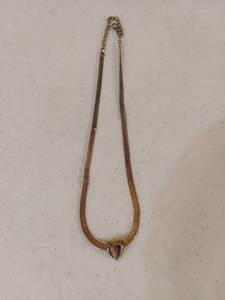 lot 1344 image: heart necklace
