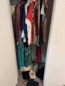 lot 1360 image: Contents of Closet - womens clothing