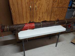 lot 1406 image: 2 pieces of leather aprox 3 wraps