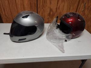 lot 1416 image: 2 motorcycle helmets