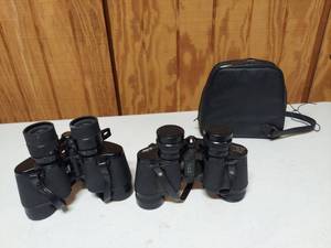 lot 1448 image: 2 binoculars and case