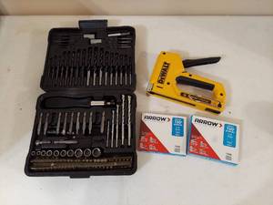 lot 5420 image: Bit Set and Stapler
