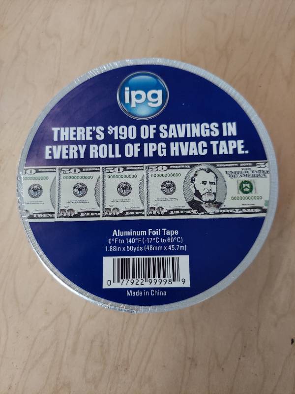 lot 2520 image: HVAC Aluminum Foil tape