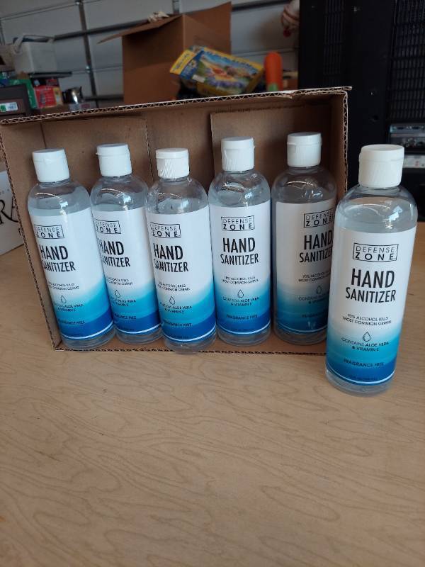 lot 2548 image: 6 bottles hand sanitizer