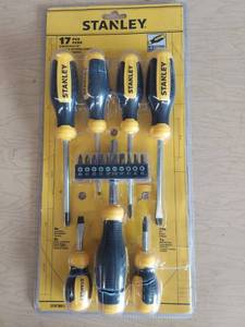 lot 1074 image: Stanley Screwdriver Set - Open Package