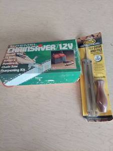 lot 1075 image: Chainsaw Sharpener and File