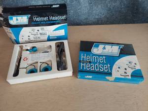 lot 1081 image: 2 helmet headsets