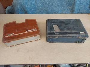 lot 2579 image: 2 double Sided tackle boxes