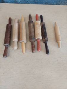 lot 2628 image: wooden rolling pins