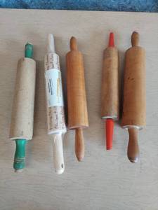 lot 2629 image: assorted rolling pins
