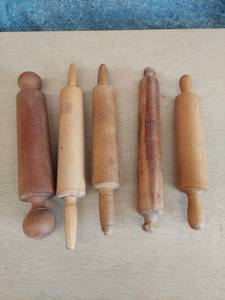 lot 2630 image: wooden rolling pins