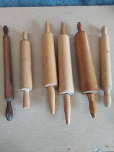lot 2631 image: wood rolling pins