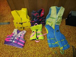 lot 1020 image: Assorted Life Jackets