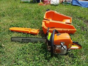 lot 1036 image: Stihl MS390 Chain Saw with Case