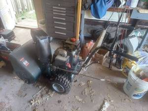 lot 1045 image: Craftsman Gas Powered Snow Blower