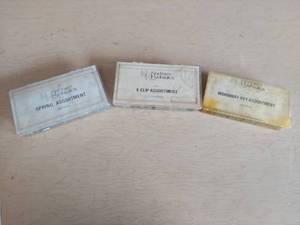 lot 1130 image: assorted springs, e-clips and woodruff key