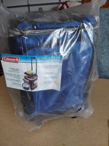 lot 1145 image: Coleman rolling cooler