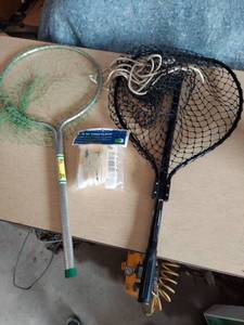 lot 1155 image: 2 fish nets and trot line