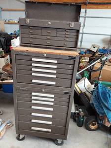 lot 1162 image: Kennedy Rolling Tool Chest and Toolbox