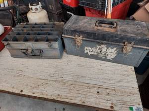 lot 2663 image: tackle box and tool box