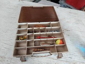 lot 2674 image: Tackle Box and Contents