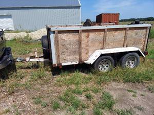 lot 2 image: Tandem Axle Trailer - Contents Not Included